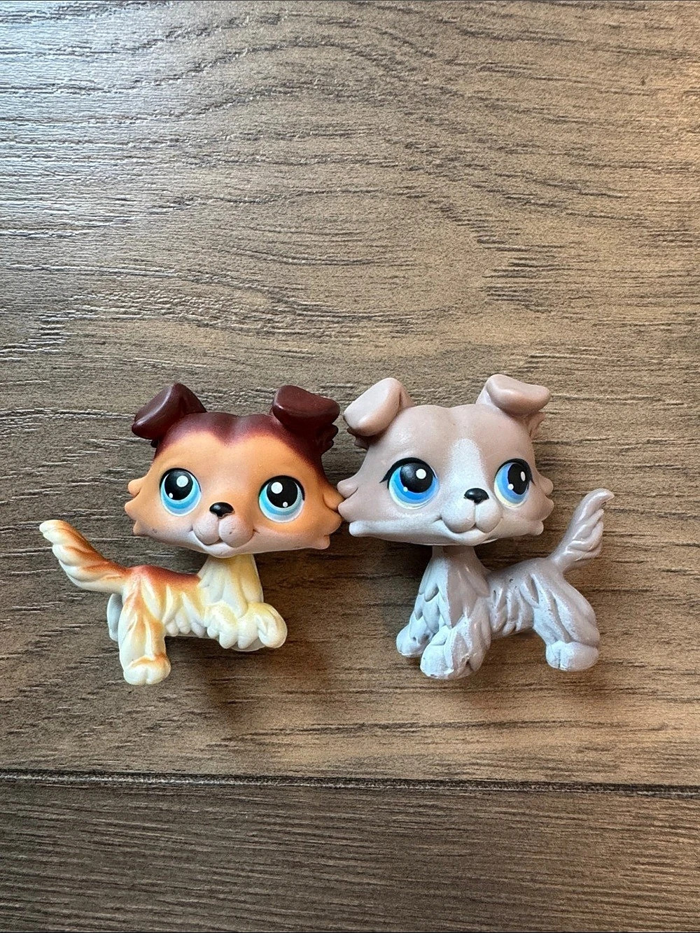 Hasbro Littlest Pet Shop Collie #363 & #893 Lot, Set of 2